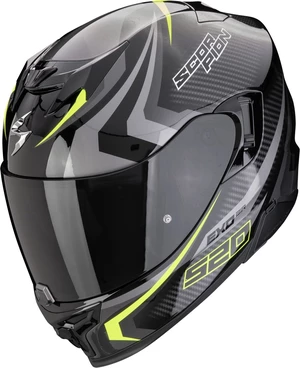 Scorpion EXO 520 EVO AIR TERRA Black/Silver/Neon Yellow L Helm