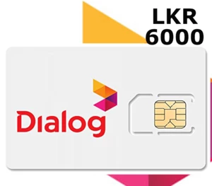 Dialog 6000 LKR Mobile Top-up LK