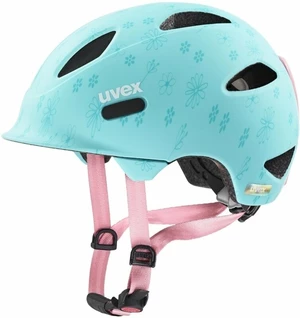 UVEX Oyo Style Flowers Cyan Matt 45-50 Dětská cyklistická helma
