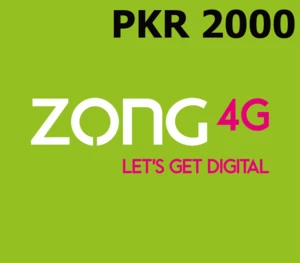 Zong 2000 PKR Mobile Top-up PK