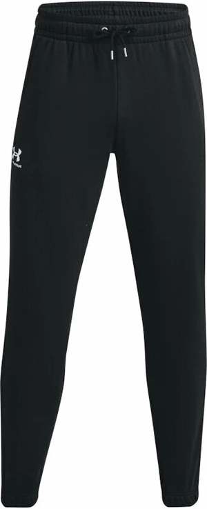 Under Armour Men's UA Essential Fleece Joggers Black/White XL Pantaloni fitness