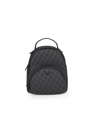 Black women's patterned backpack/handbag VUCH Mundy