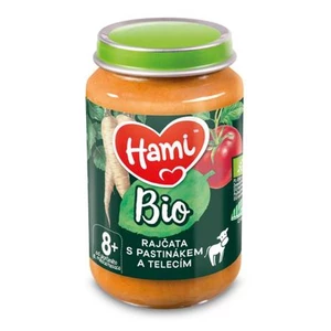 HAMI BIO Masozeleninový příkrm rajčata s pastinákem a telecí 190 g