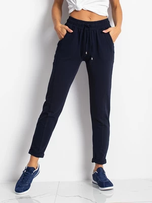 Pantaloni della tuta da donna Fashionhunters Navy