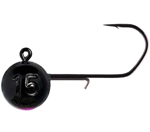 Monkey lures jigová hlavička mnky hook black pink 3 ks 4/0 - 12 g