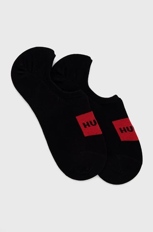 Ponožky HUGO pánské, černá barva, 50468123