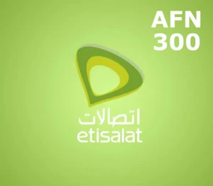 Etisalat 300 AFN Mobile Top-up AF