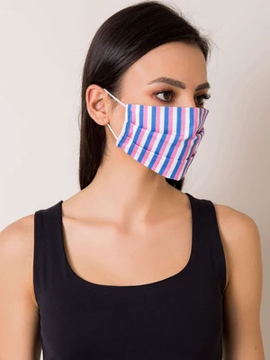 Protective mask with color stripes