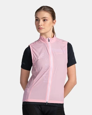 Women's ultra-light vest KILPI FLOW-W Light pink