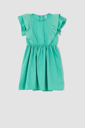 DEFACTO Regular Fit Short Sleeve Woven Dress
