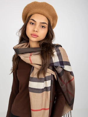 Women's winter cap camel beret