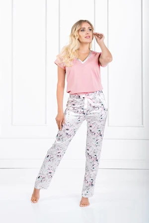 Pyjamas SPA Garden Pink-Grey