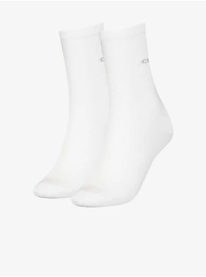 Set of two pairs of women's socks in white Calvin Klein Underwe - Ladies