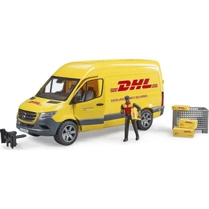 Bruder MB Sprinter DHL s řidičem a přepravním košem