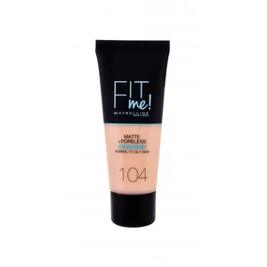 Maybelline Fit Me! Matte + Poreless 30 ml make-up pre ženy 104 Soft Ivory