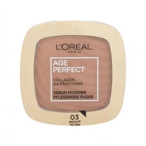 L´Oréal Paris Age Perfect Serum Powder 9 g púder pre ženy 03 Medium To Tan