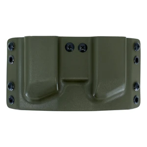 OWB Glock - vonkajšie puzdro na dva pištoľové dvojradové zásobníky bez SweatGuard RH Holsters® – Olive Green  (Farba: Olive Green , Typ uchycení: Kovo