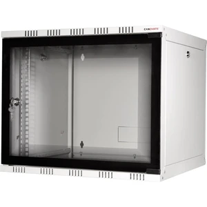 LogiLink 19" WALLMOUNT SOHO BOX  9U 540*400, GREY, FLATPACK 19" nástenná rozvodná skriňa (š x v x h) 540 x 456 x 400 mm