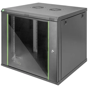 Digitus DN-19 09U-6/6-EC-SW 19" nástenná rozvodná skriňa (š x v x h) 600 x 505 x 600 mm 9 U čierna, čierna (matná), čier