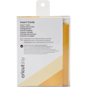 Cricut Gold Holographic sada kariet  krémová, zlatý efekt