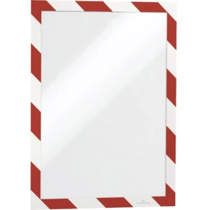 Durable 4944132 DURAFRAME SECURITY A4 - 4944 magnetický rám DIN A4 červená, biela (š x v) 238 mm x 324 mm 2 ks
