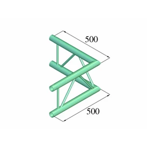 Alutruss BILOCK BQ2-PAC21V 2-bodová rampa roh 90 °