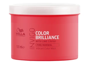 Maska pre jemné až normálne farbené vlasy Wella Invigo Color Brilliance Fine / Normal - 500 ml (81648813) + darček zadarmo