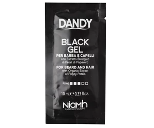 Čierny gél na vlasy a fúzy Dandy Black Gel - 10 ml (OPUB1391)