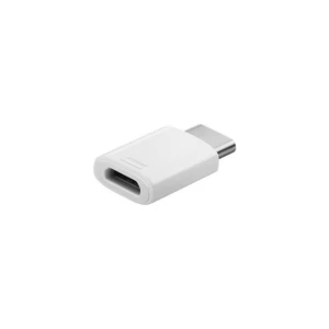 Redukcia Samsung Micro USB / USB-C (EE-GN930BWEGWW) (EE-GN930BWEGWW) biela adaptér • konektor USB-C (samec) • konektor micro USB (samica) • pre prepoj