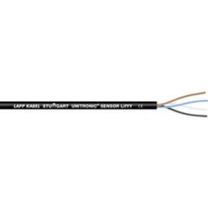 Senzorový kabel LAPP UNITRONIC® SENSOR LifYY 7038898/100, 3 x 0.25 mm², černá, 100 m