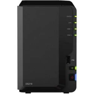 Skříň pro NAS server Synology Diskstation DS218 DS218, přední USB 2.0 konektor