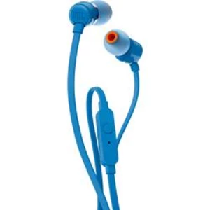 Špuntová sluchátka JBL Harman T110 JBLT110BLU, modrá