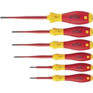 Sada šroubováků VDE Wiha SOFTFINISH ELEC. slimFix 3251TRK6, 6dílná