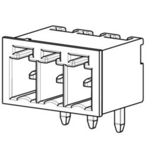 Zásuvkový konektor do DPS TE Connectivity 284512-2, pólů 2, rozteč 3.50 mm, 1 ks