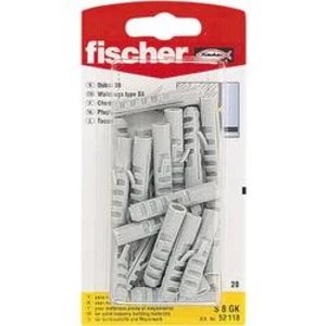 Rozpěrná hmoždinka Fischer S 6 GK 52116, Vnější délka 30 mm, Vnější Ø 6 mm, 30 ks