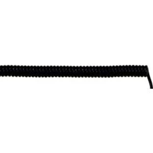 Spirálový kabel LappKabel UNITRONIC® SPIRAL DATA (73220233), 400/1600 mm, stíněný, černá