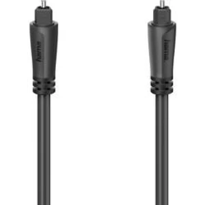 Toslink digitální audio kabel Hama 00205134, [1x Toslink zástrčka (ODT) - 1x Toslink zástrčka (ODT)], 1.5 m, černá