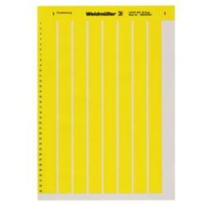 Device markers, Label, 15,2 x 6 mm, Polyester, PVC-free, Colour: Yellow Weidmüller Počet markerů: 4840 LM MT300 15X6 GEMnožství: 10 ks