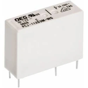 Miniaturní Print relé PCJ TE Connectivity 1721547-5, PCJ-112D3M-WG, 5 A, 440 V/AC 1250 VA