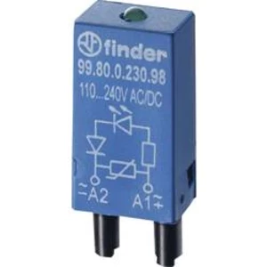 Zasouvací modul s diodou s LED diodou, s varistorem Finder 99.80.0.024.98 N/A
