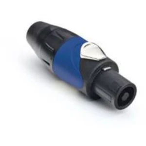 Konektor reproduktoru Amphenol SP-4-FS spojka, rovná, pólů 4, černá, modrá, 1 ks