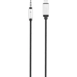 USB / jack audio kabel Renkforce RF-3432030, 1.20 m, černá