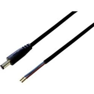 Nízkonapěťový připojovací kabel BKL Electronic 075179, vnější Ø 5.50 mm, vnitřní Ø 2.50 mm, 0.50 m, 1 ks