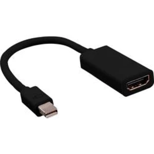 Mini-DisplayPort adaptér Value [1x mini DisplayPort zástrčka - 1x HDMI zásuvka] černá 0.15 m
