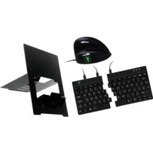 Sada klávesnice a myše R-GO Tools RGOSETSM-US, černá