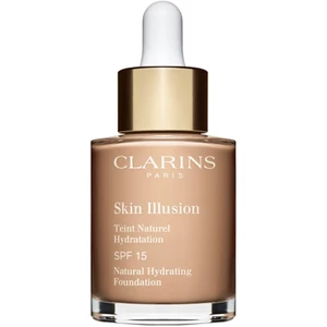 Clarins Skin Illusion Natural Hydrating Foundation rozjasňující hydratační make-up SPF 15 odstín 108W Sand 30 ml