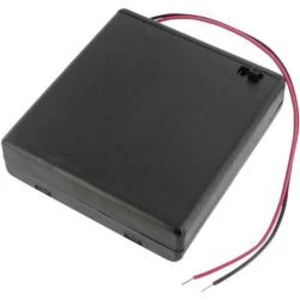 Bateriový držák na 4x AA Velleman BH341BS, (d x š x v) 69 x 65 x 19 mm