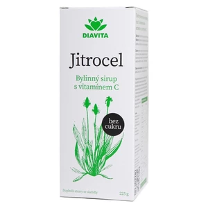 DIAVITA Jitrocel bylinný sirup bez cukru 225 g