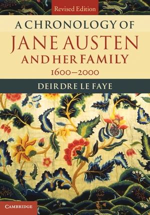 A Chronology of Jane Austen and her Family