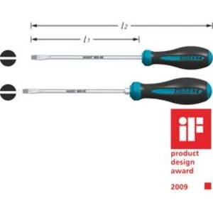 Šroubovák pro šrouby Microstix dílna Hazet HEXAnamic 802-40, délka čepele: 100 mm, šířka čepele: 4 mm, 1 ks